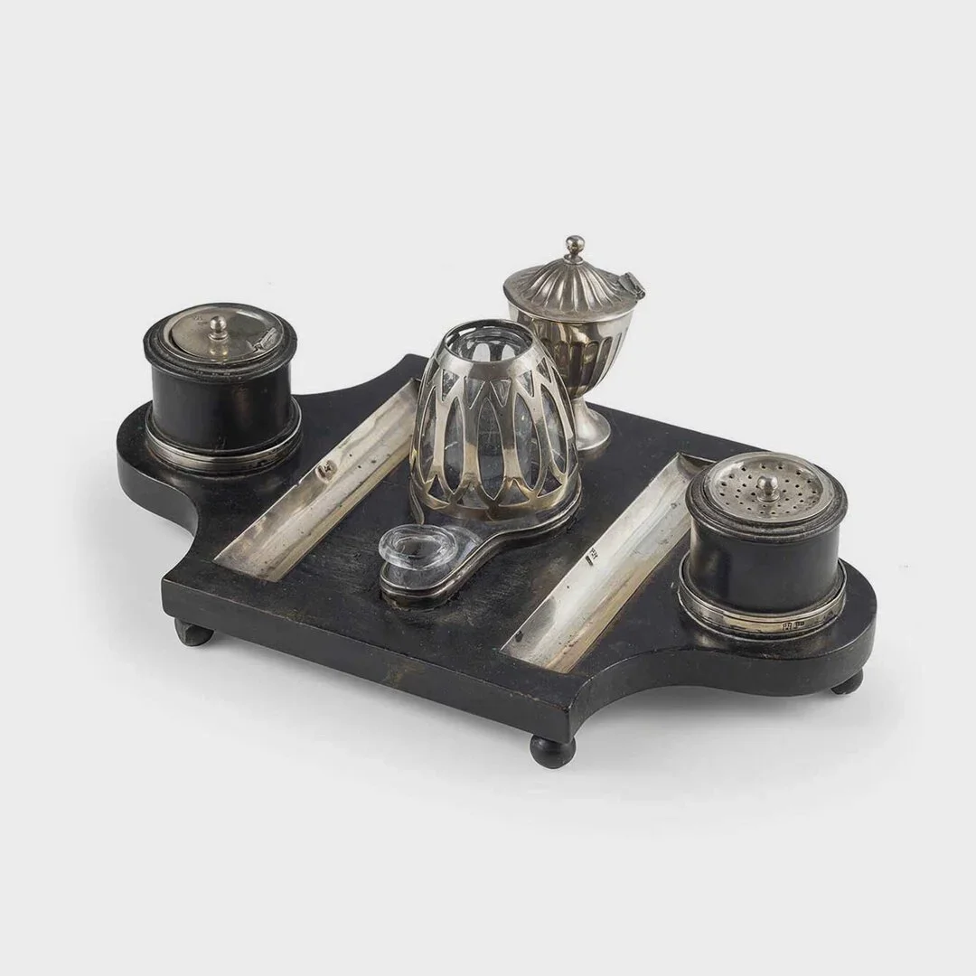 SOLD: Silver Inkstand