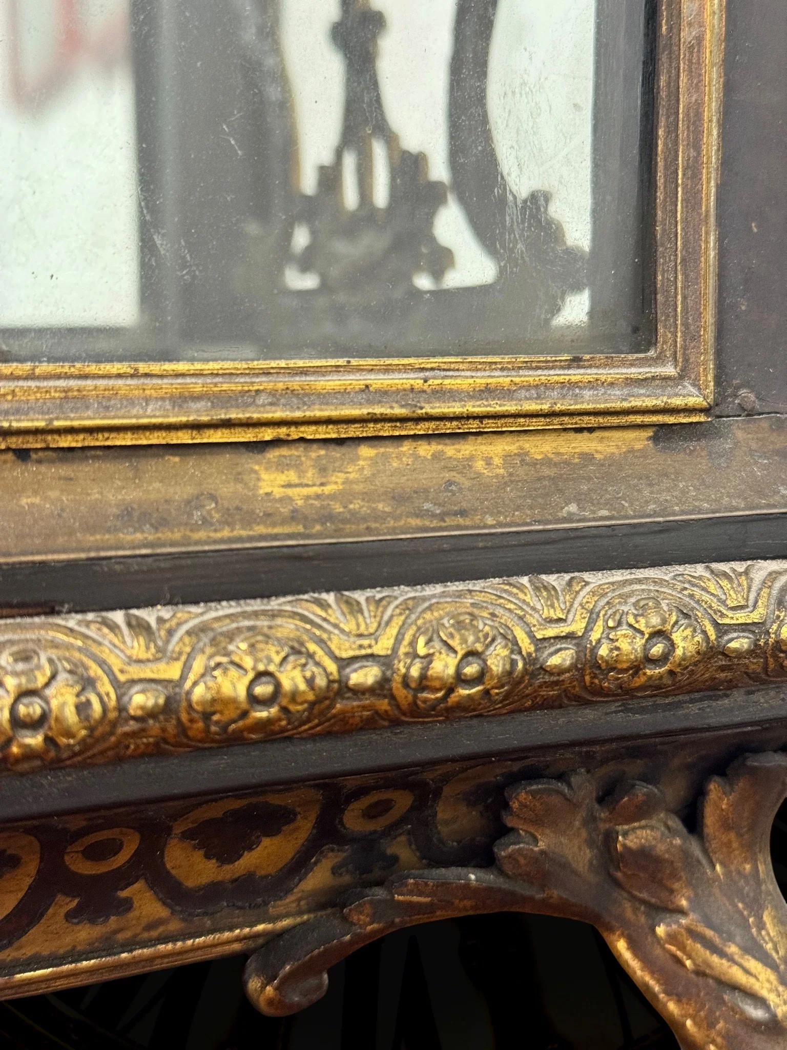Boulle-style cartel table clock, movement signed Gaudron2.jpg