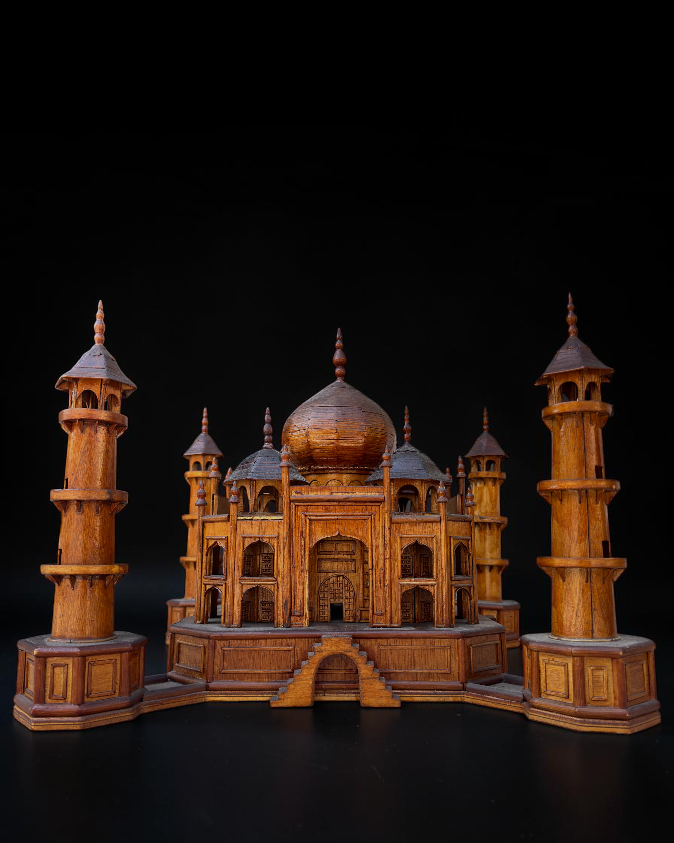 Wooden architectural model of the Taj Mahal