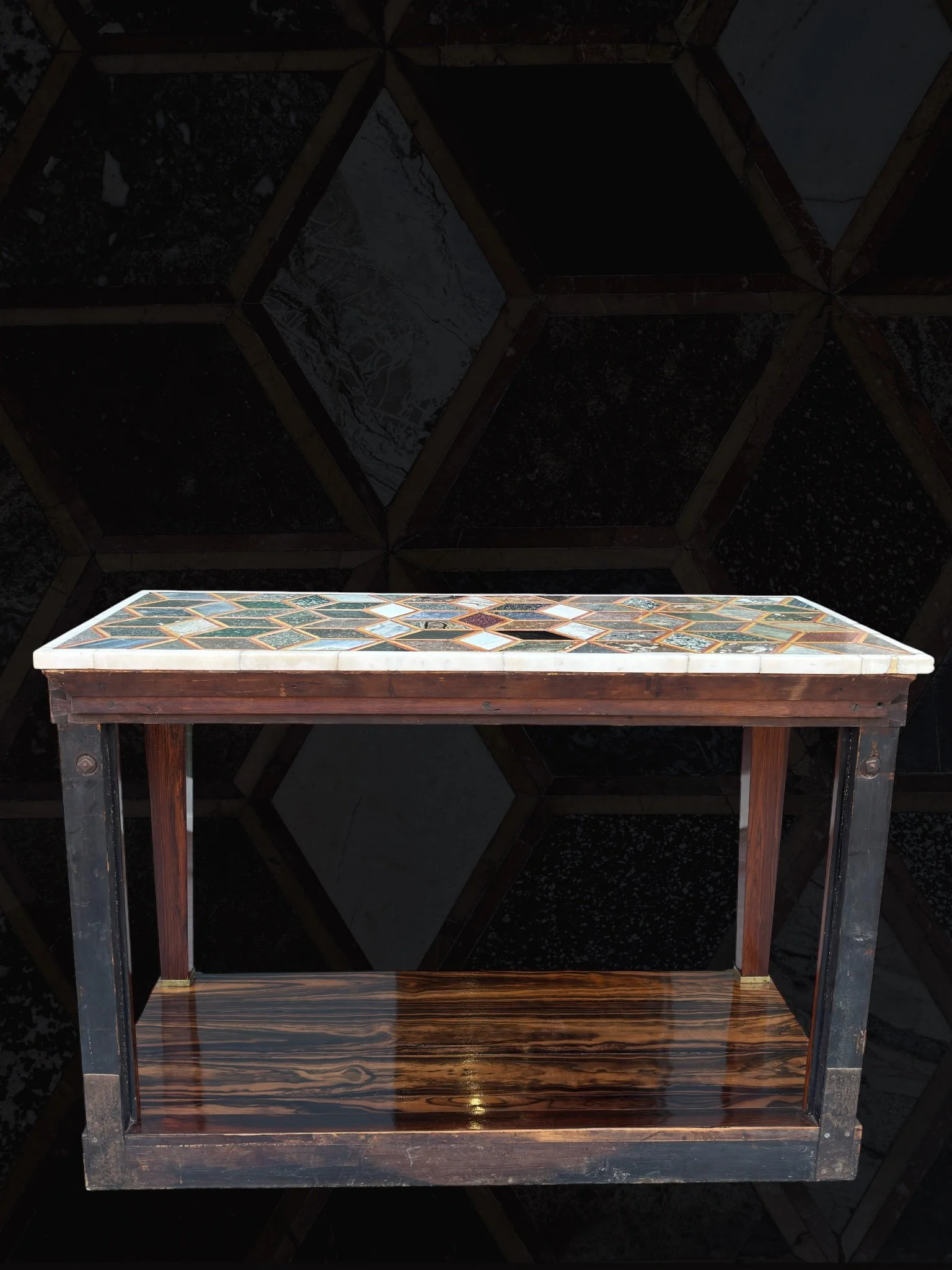 vivioliarteantica_consolle impero con marmo e pietre dure25.jpg