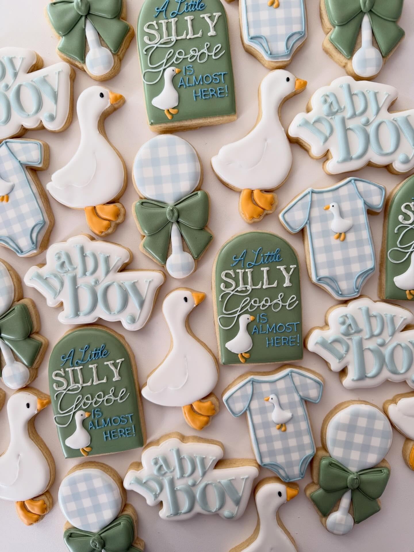 A little silly goose is almost loose! 🪿💙