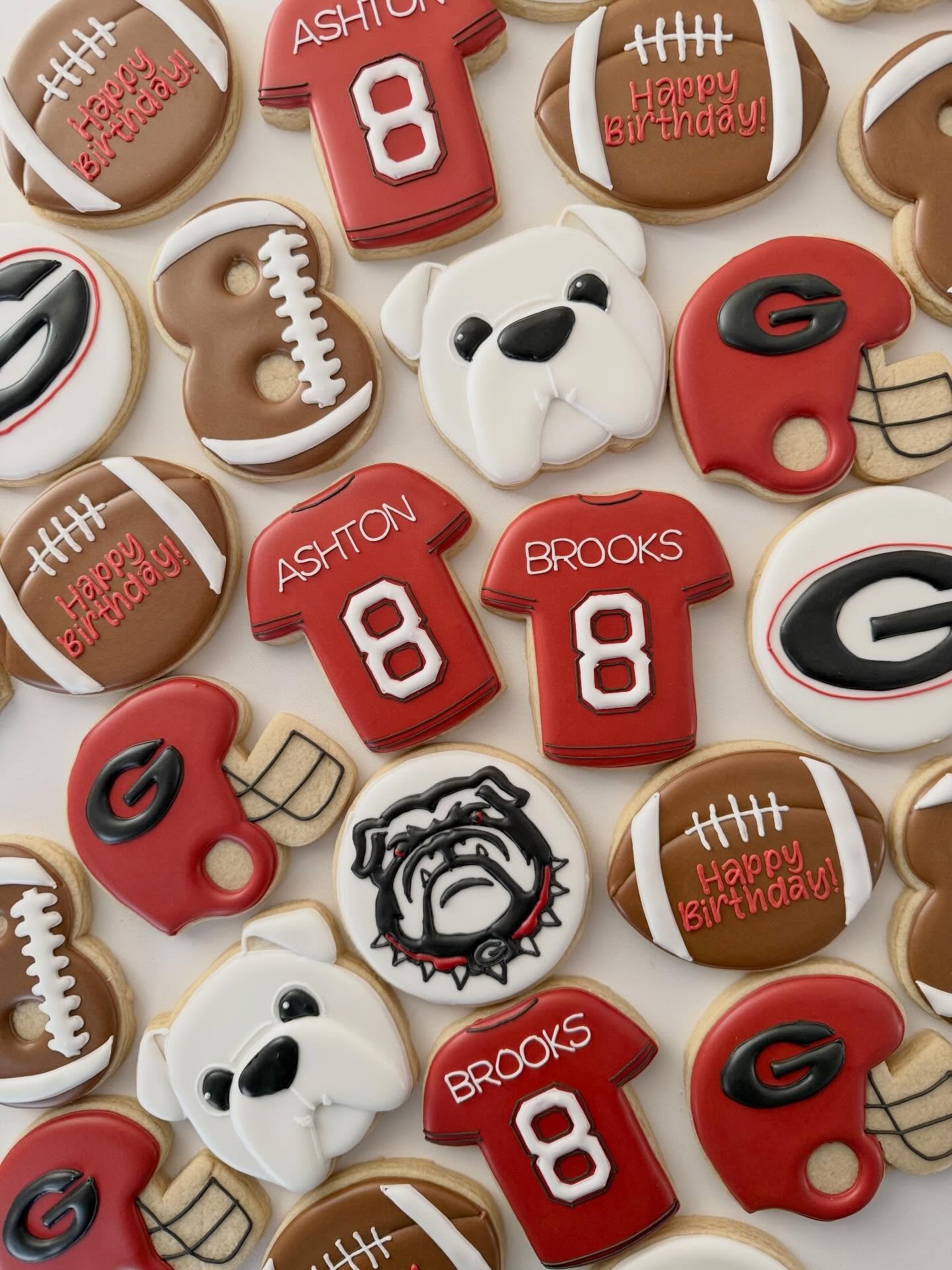Twin boys + turning 8 + UGA theme = a championship-level birthday party 🏆🏈🐾
