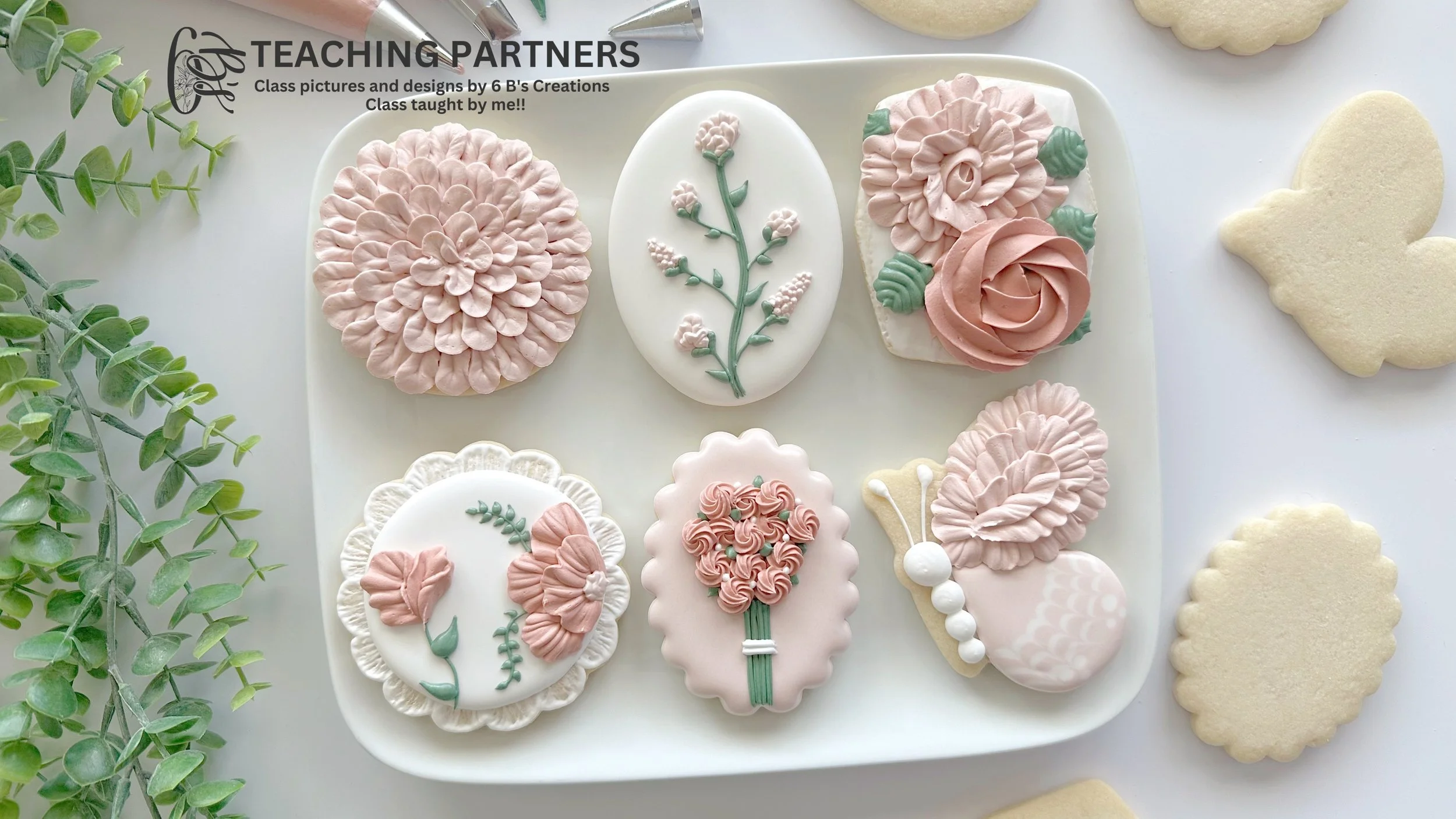 Intermediate Florals Cookie Decorating Class