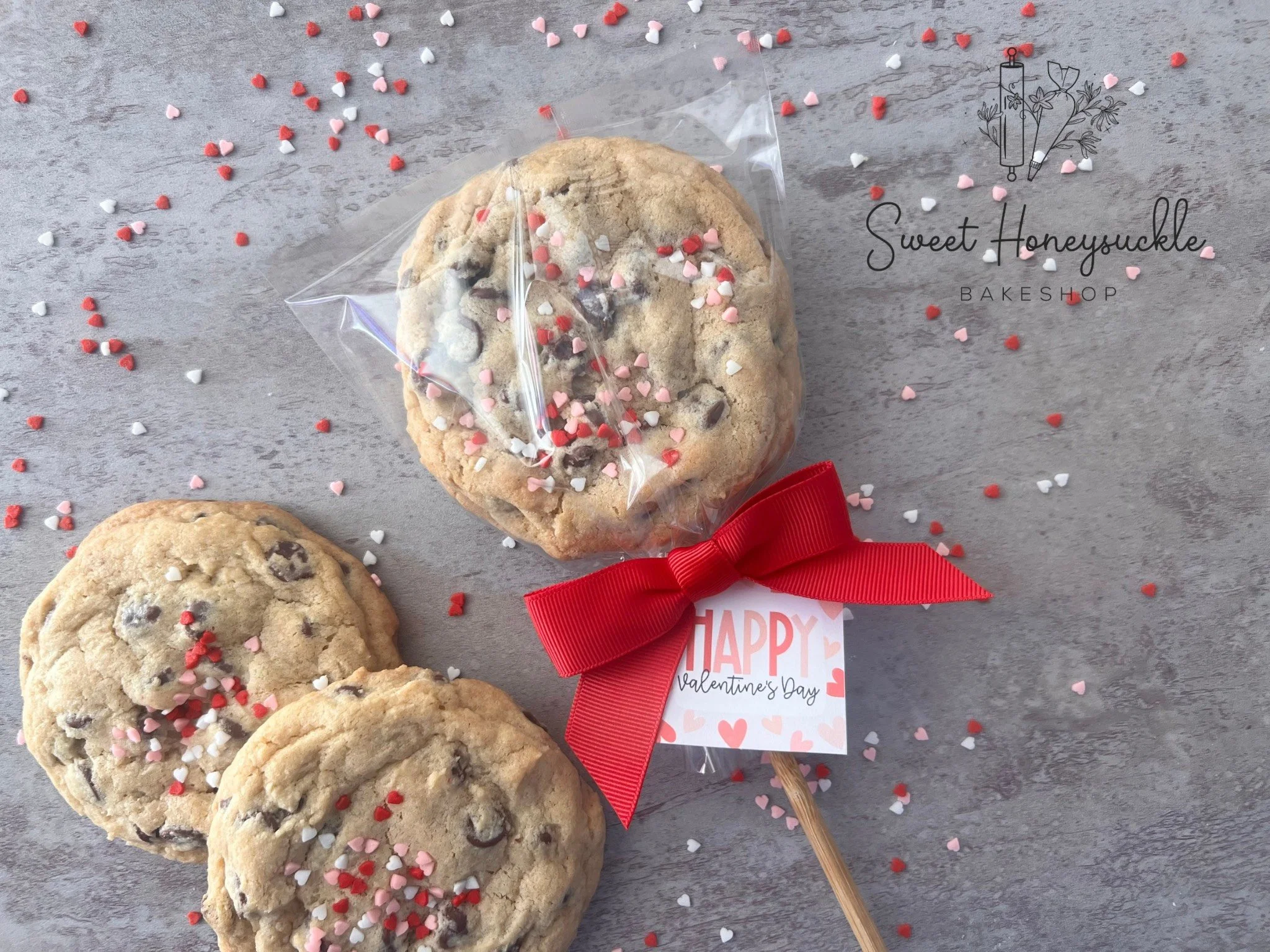 Chocolate Chip Cookie on a stick