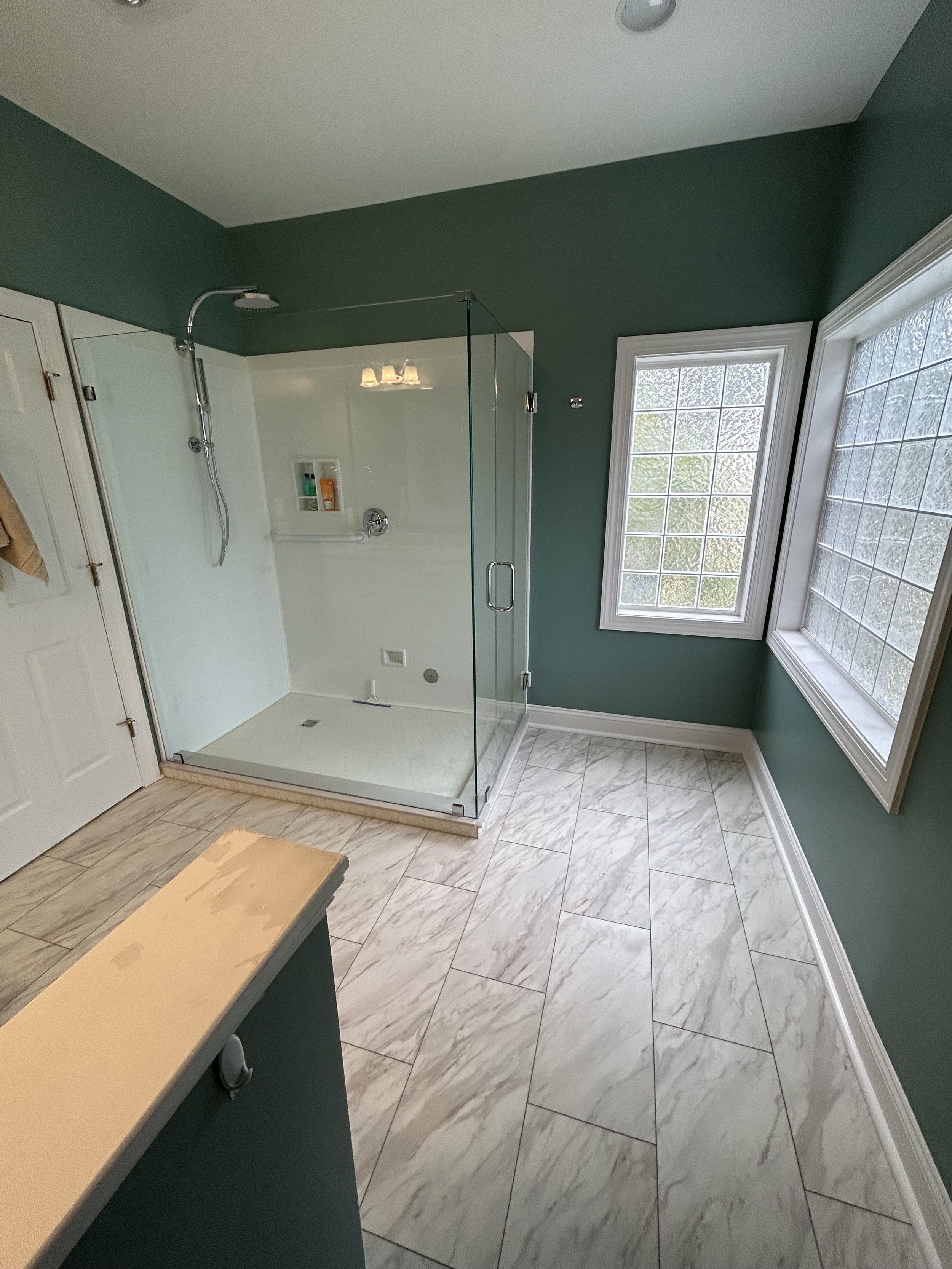 Luxury Vinyl Tiles come in many colors and large sizes up to 18" x 36"