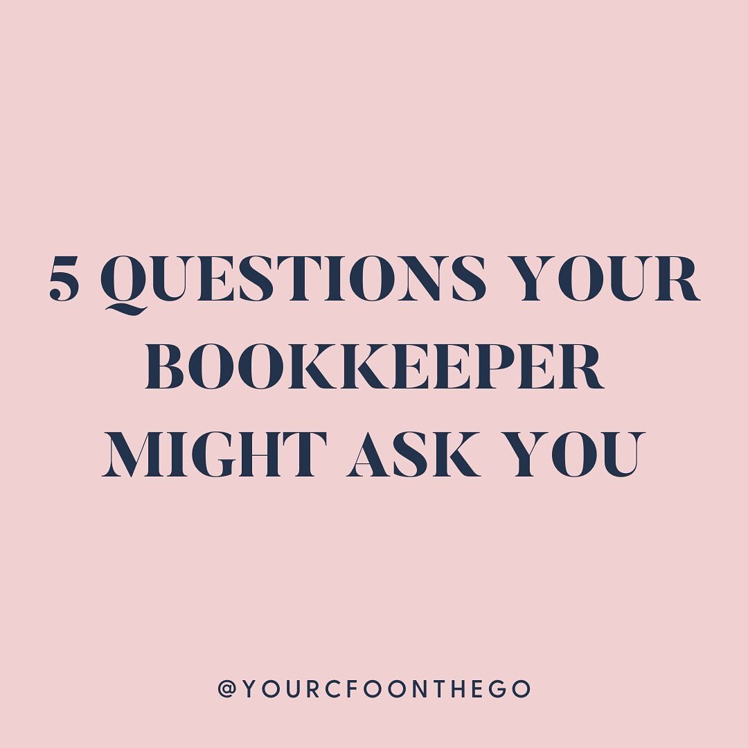 If you're getting ready to hire a bookkeeper or financial advisor, be prepared that they're going to want a little bit of an overview of your business! ⚠️

Here are 5 questions they might ask you: 

✨ How's your cash flow?
✨ What were your expenses f
