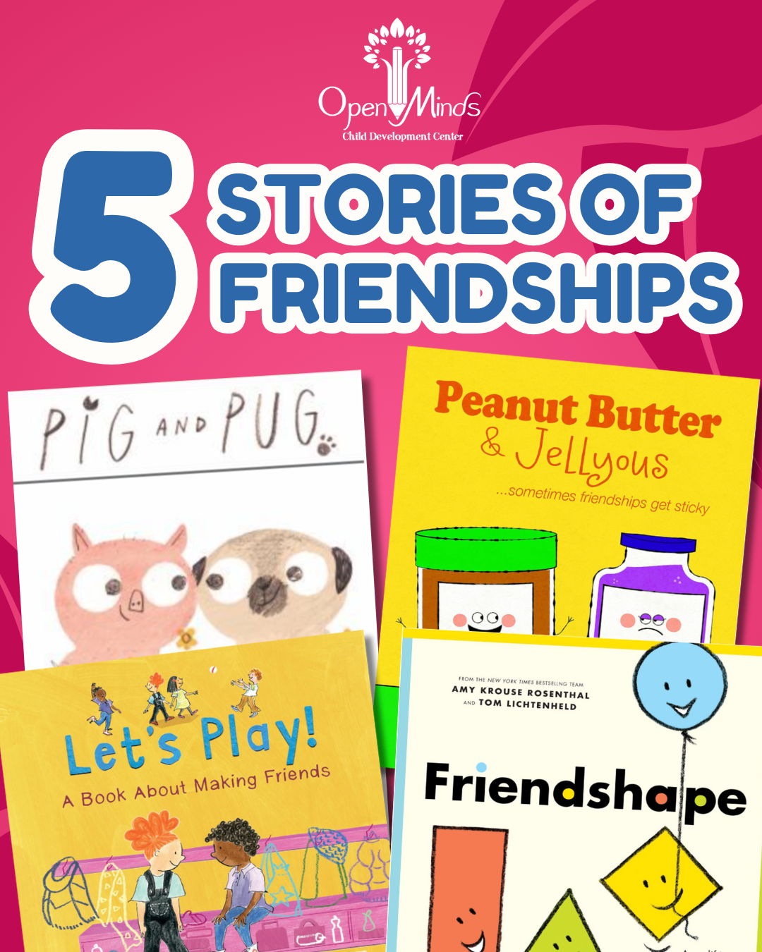 5 Stories of Friendship Your Child Will Love!
