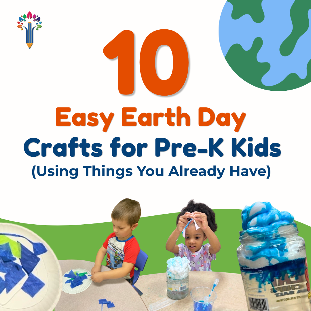 10 Easy Earth Day Crafts for Pre-K Kids  (Using Things You Already Have)