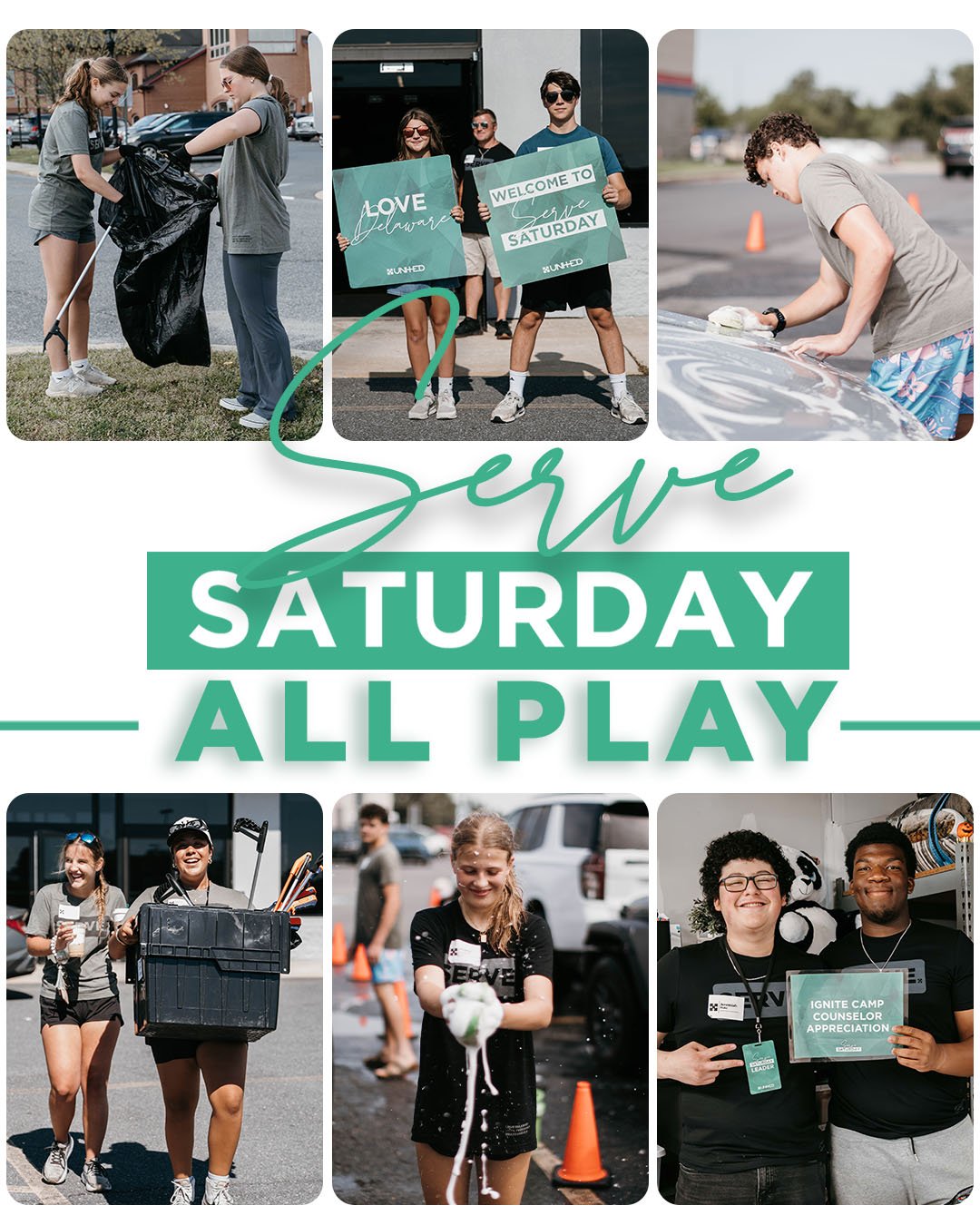 We can't wait to see you on September 12th, for our annual All Play Serve Saturday!

Register for an initiative at the link in our bio.