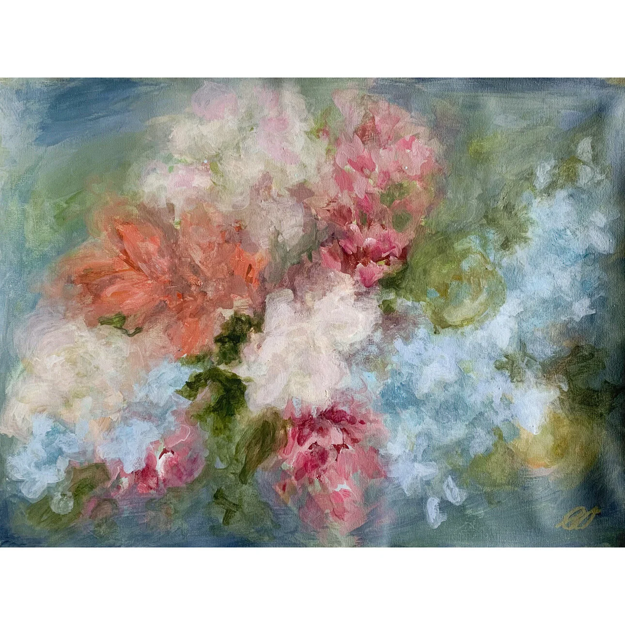 Orange Jubilee and Hydrangea
