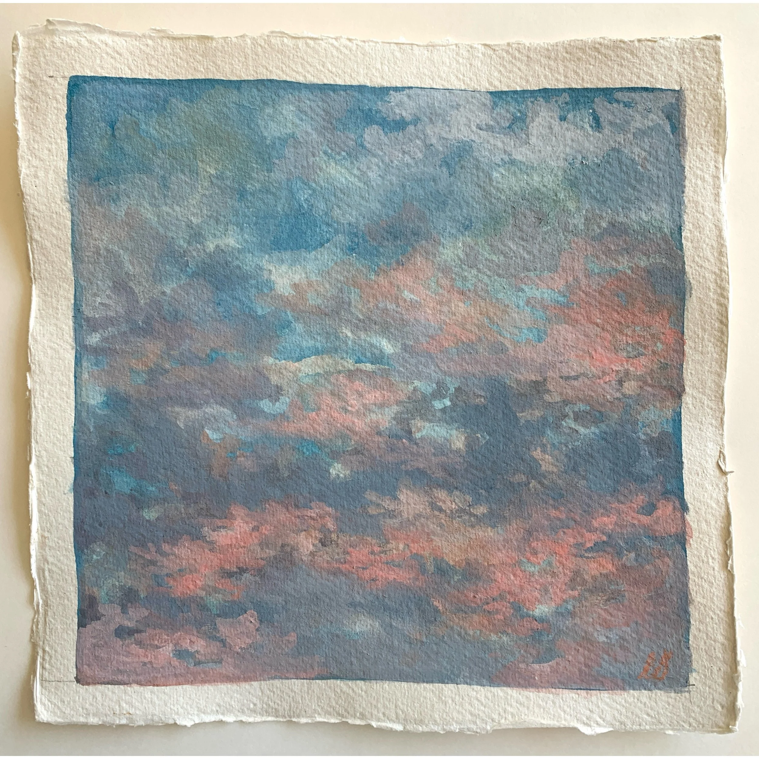 Wrapped in Shades of Pink and Blue 