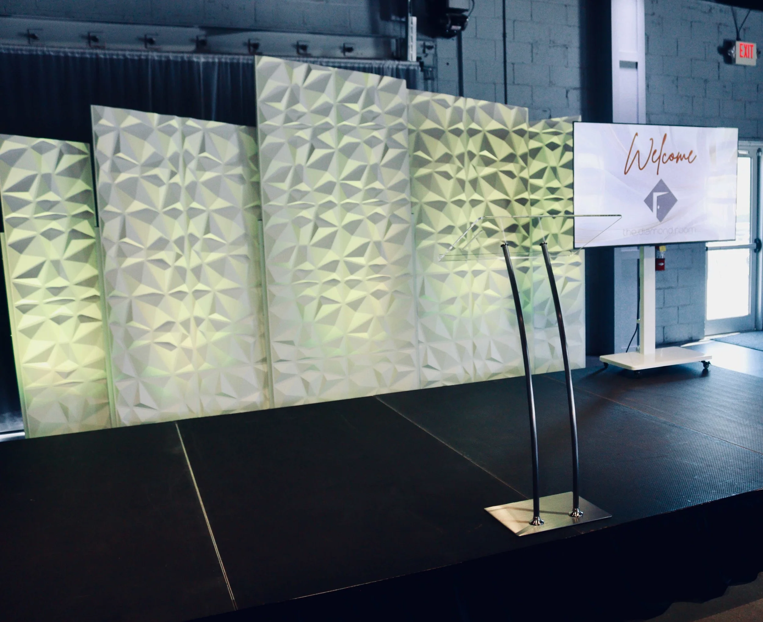 Presentations A/V Stage Podium