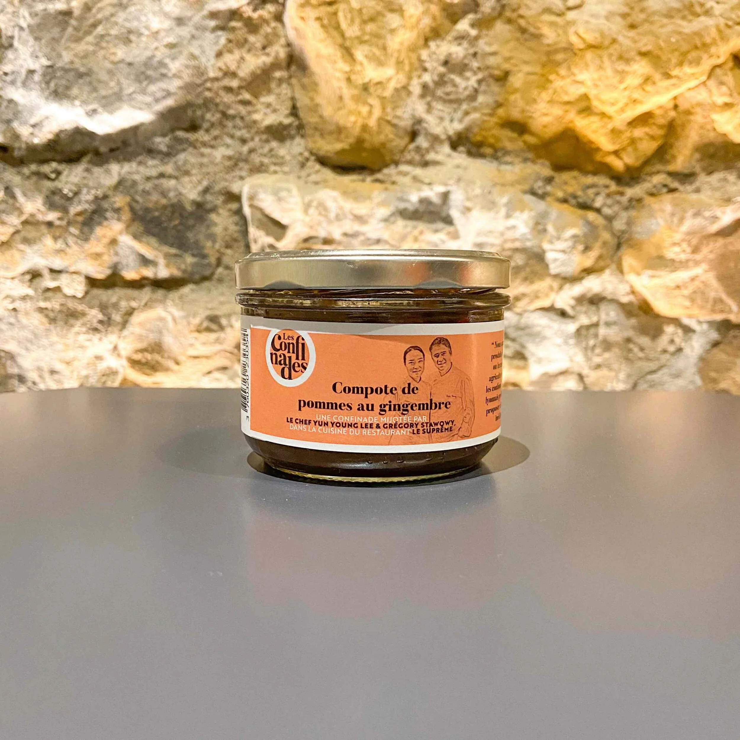 Compote de pommes au gingembre — Les Confinades