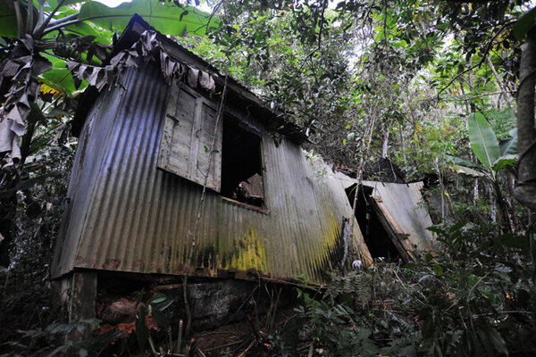  The makeshift home of Toño Bicicleta. It was here where he live and harboured his kidnapped victims as a fugitive for nearly sixteen years after his second escape from prison. 