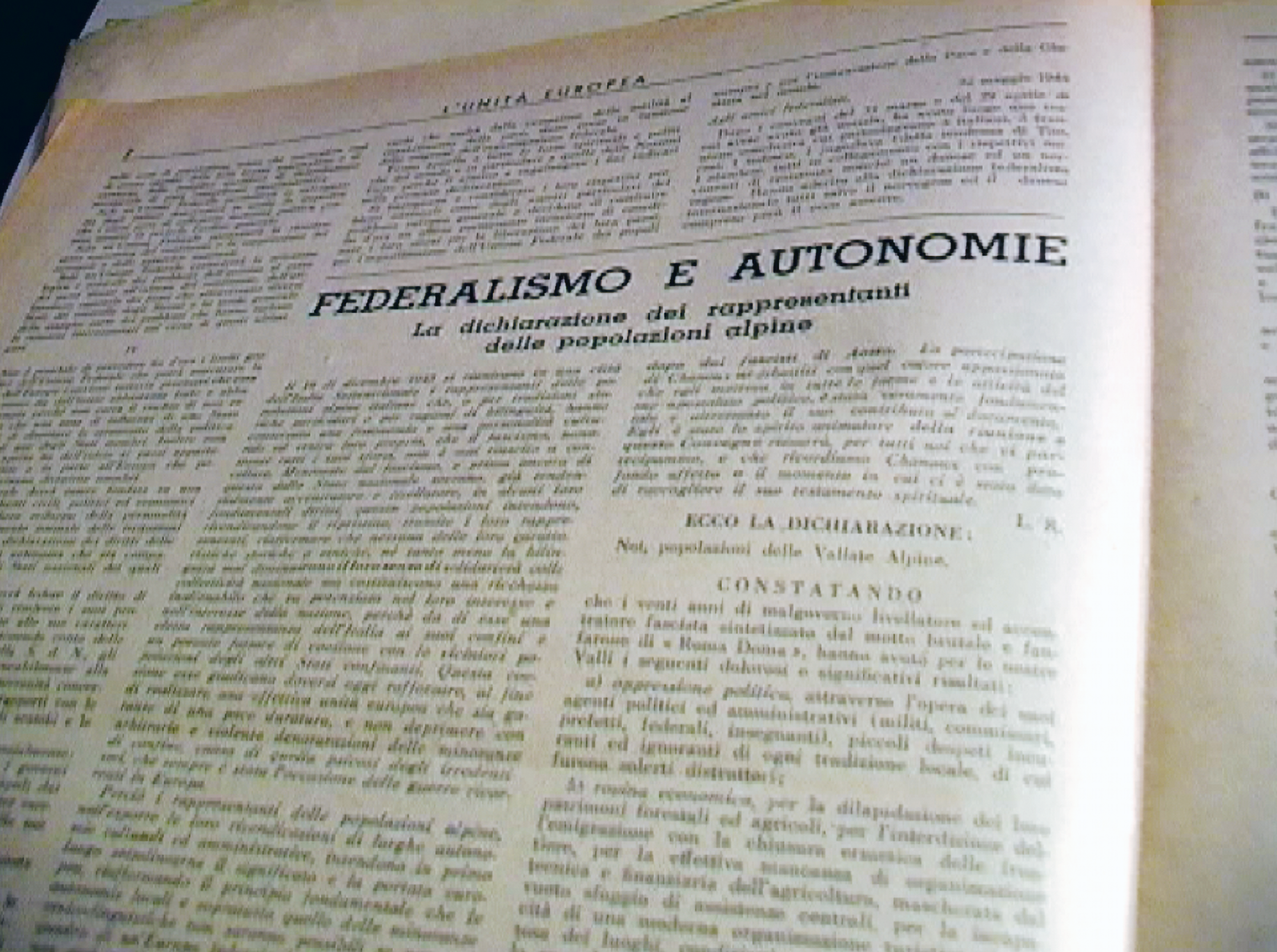 La carta di chivasso
