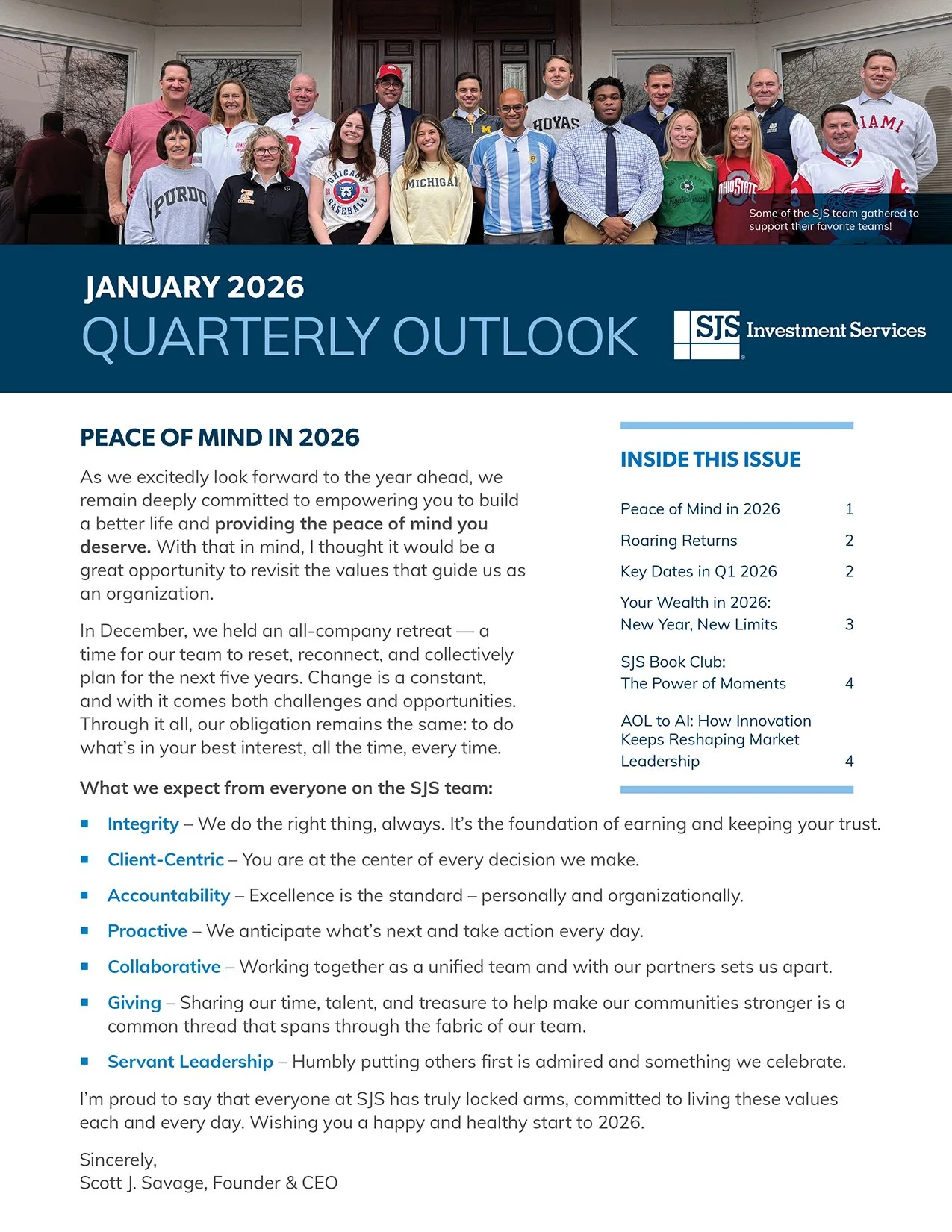SJS Quarterly Outlook – January 2026
