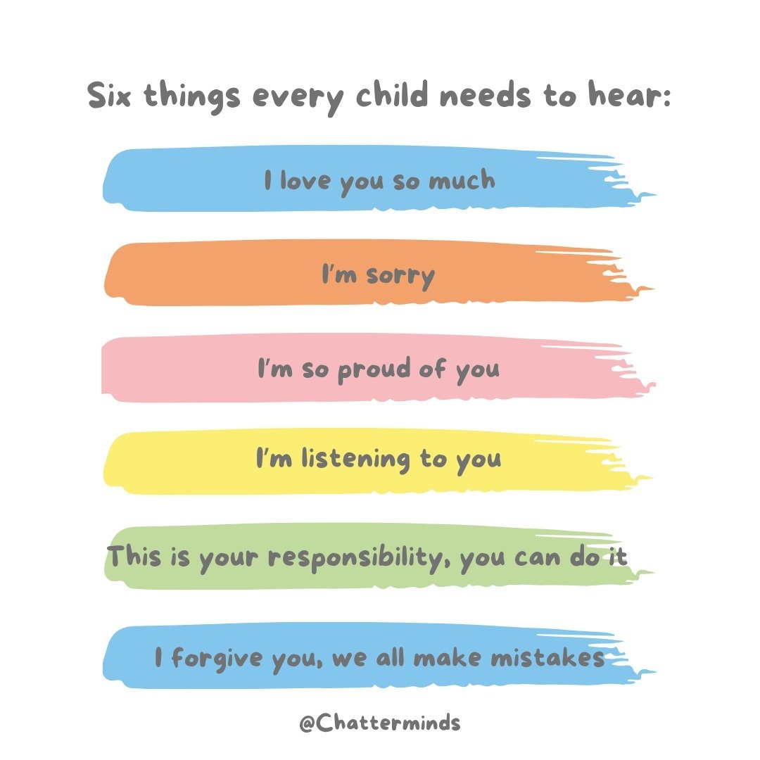 These phrases build connection, not criticism. ❤️

I think it's really helpful for children to understand that we are all human, we all make mistakes and that's ok.

It can really boost our children's wellbeing and resilience if they know that we are