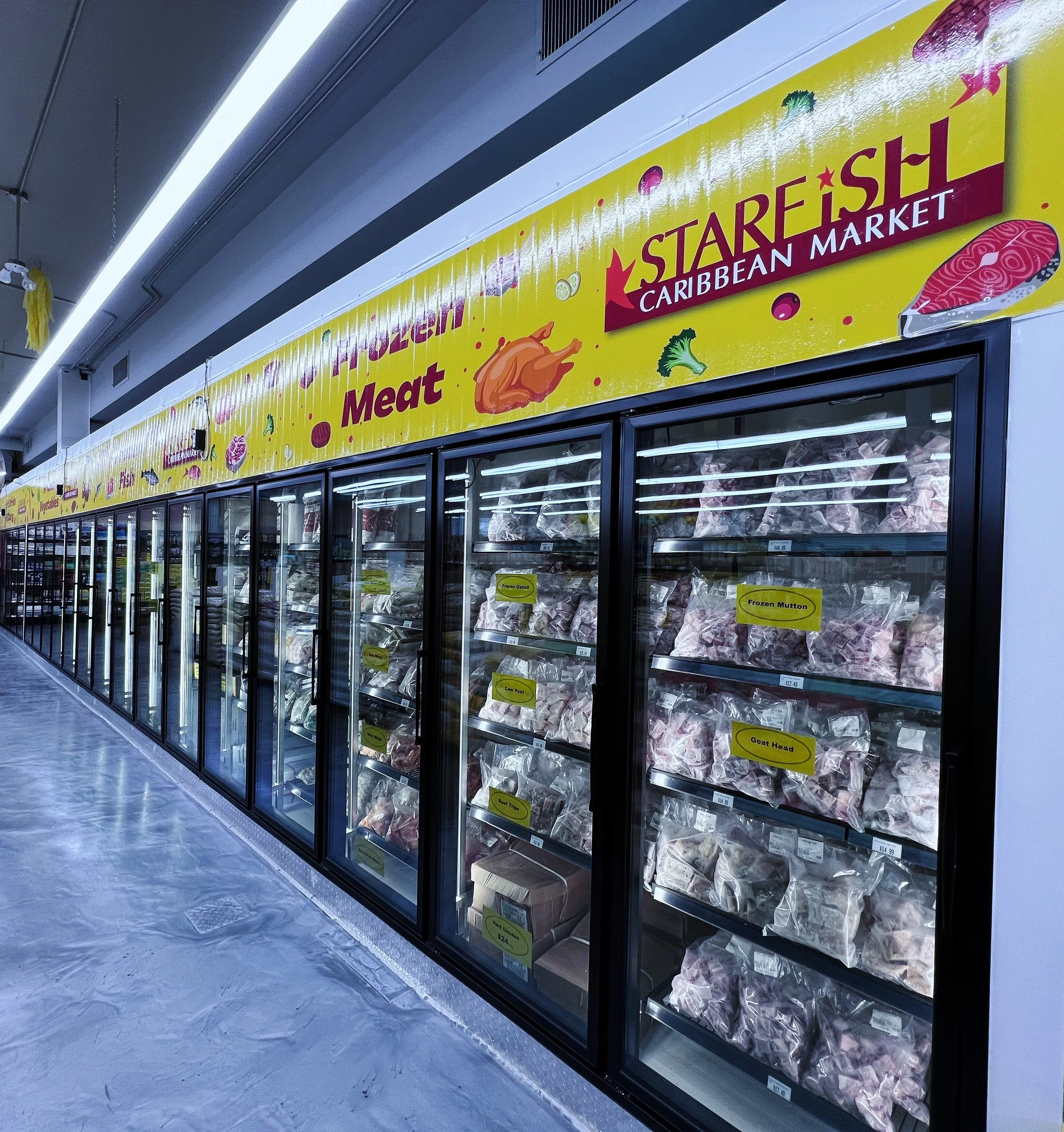 reach in freezer combo for supermarket