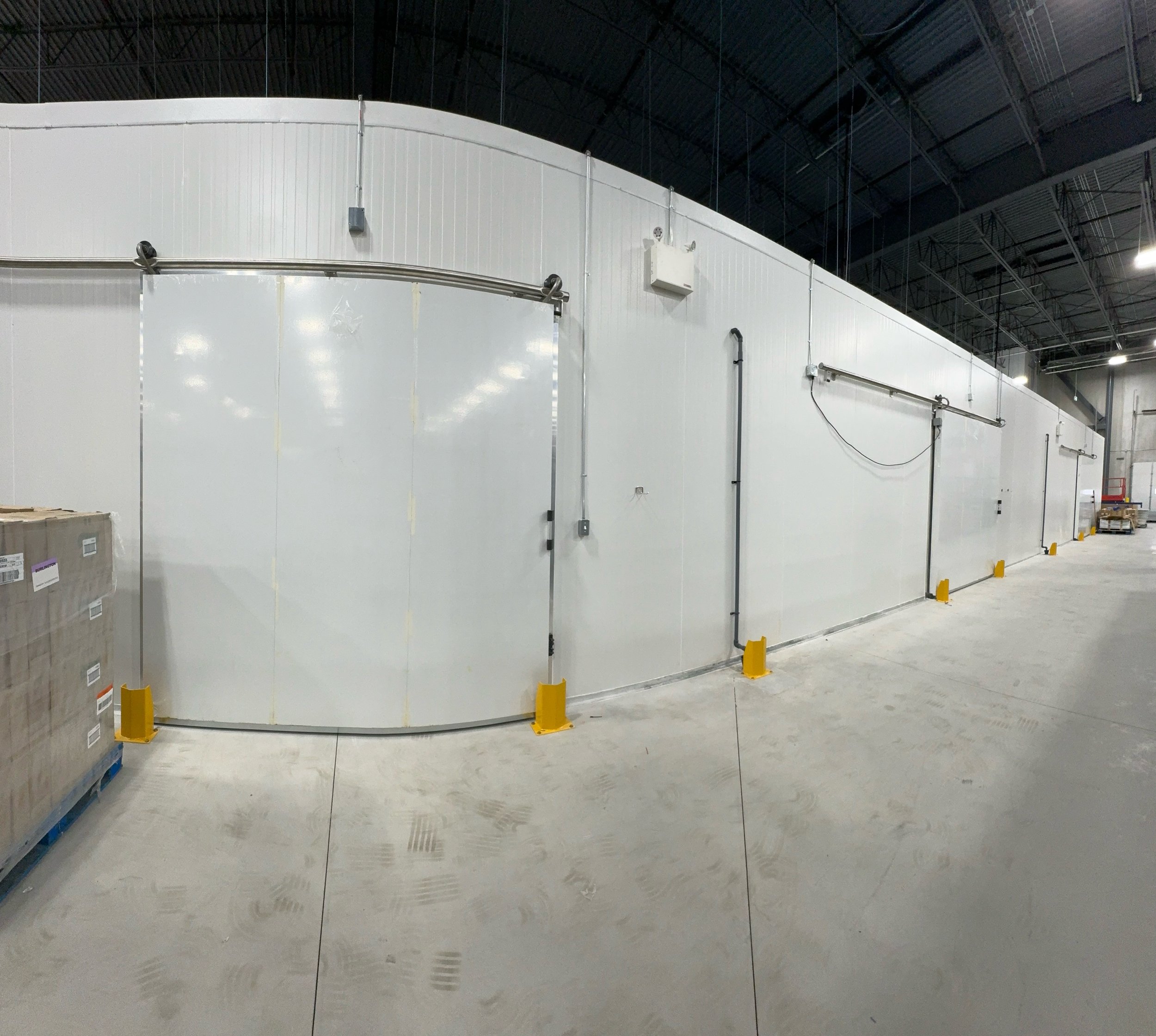 industrial cooler and freezer custom installed