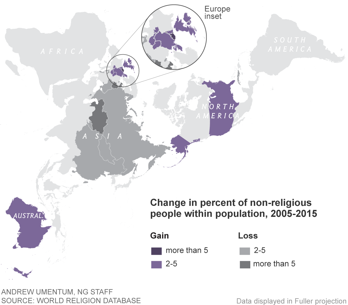 The World's Newest Major Religion: No Religion