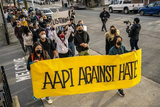 There were 3,800 anti-Asian racist incidents, mostly against women, in past year