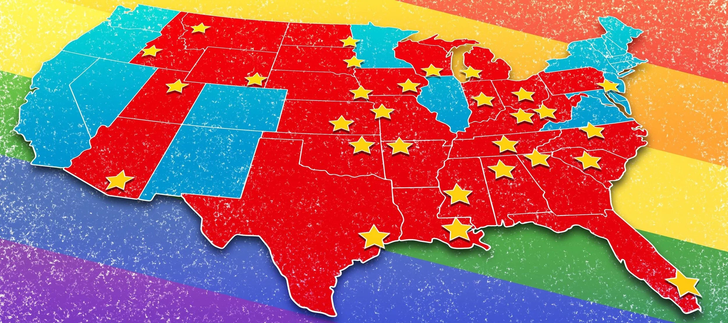 The Most LGBTQ-Friendly City in Every Red State in America