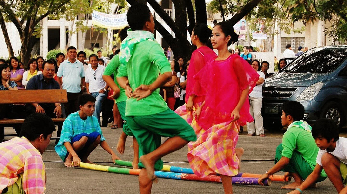 Tinikling: The National Dance of The Philippines with Bamboo Poles