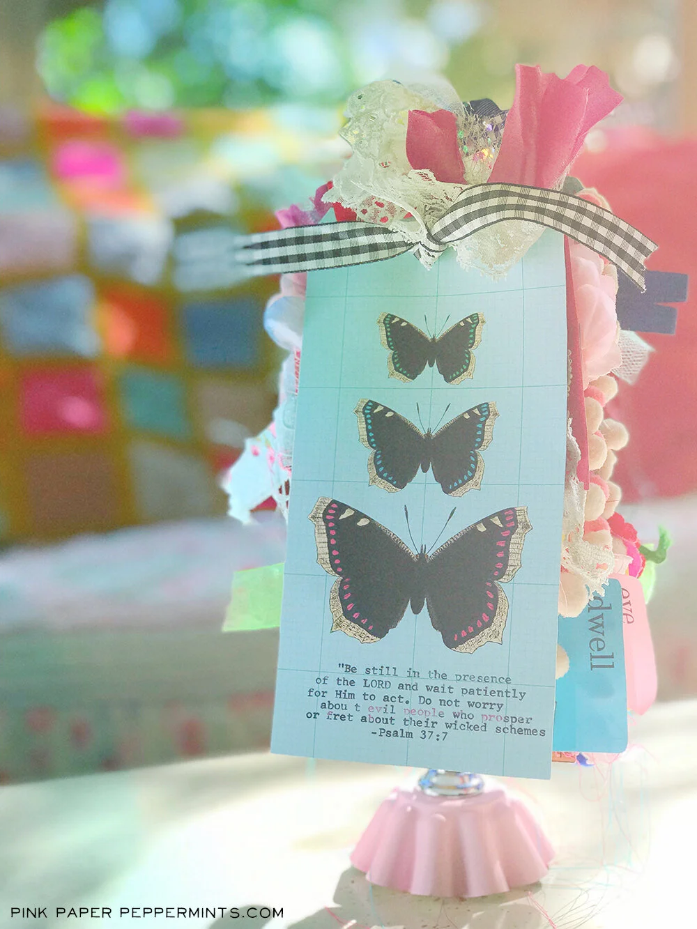 Giant Butterfly Tag Junk Journal — Pink Paper Peppermints Junk Journals &  Bible Journaling