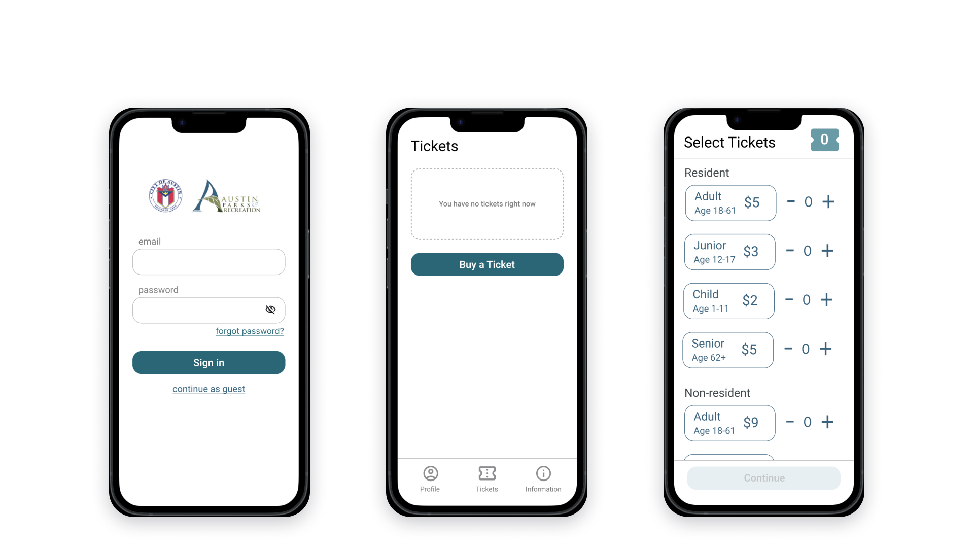 Sign In/Purchase Flow