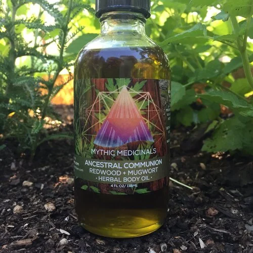 Redwood + Mugwort Herbal Body Oil