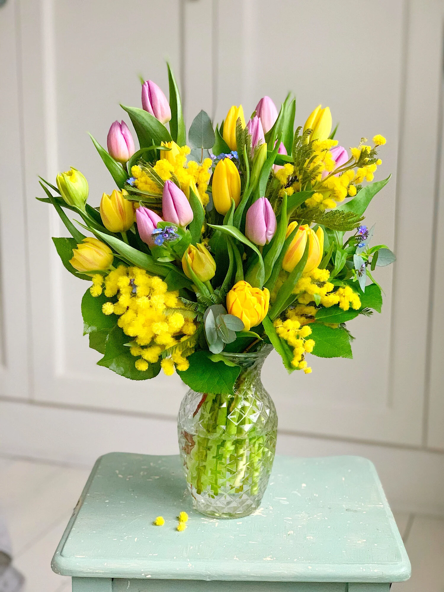 TULIPS-AND-MIMOSA