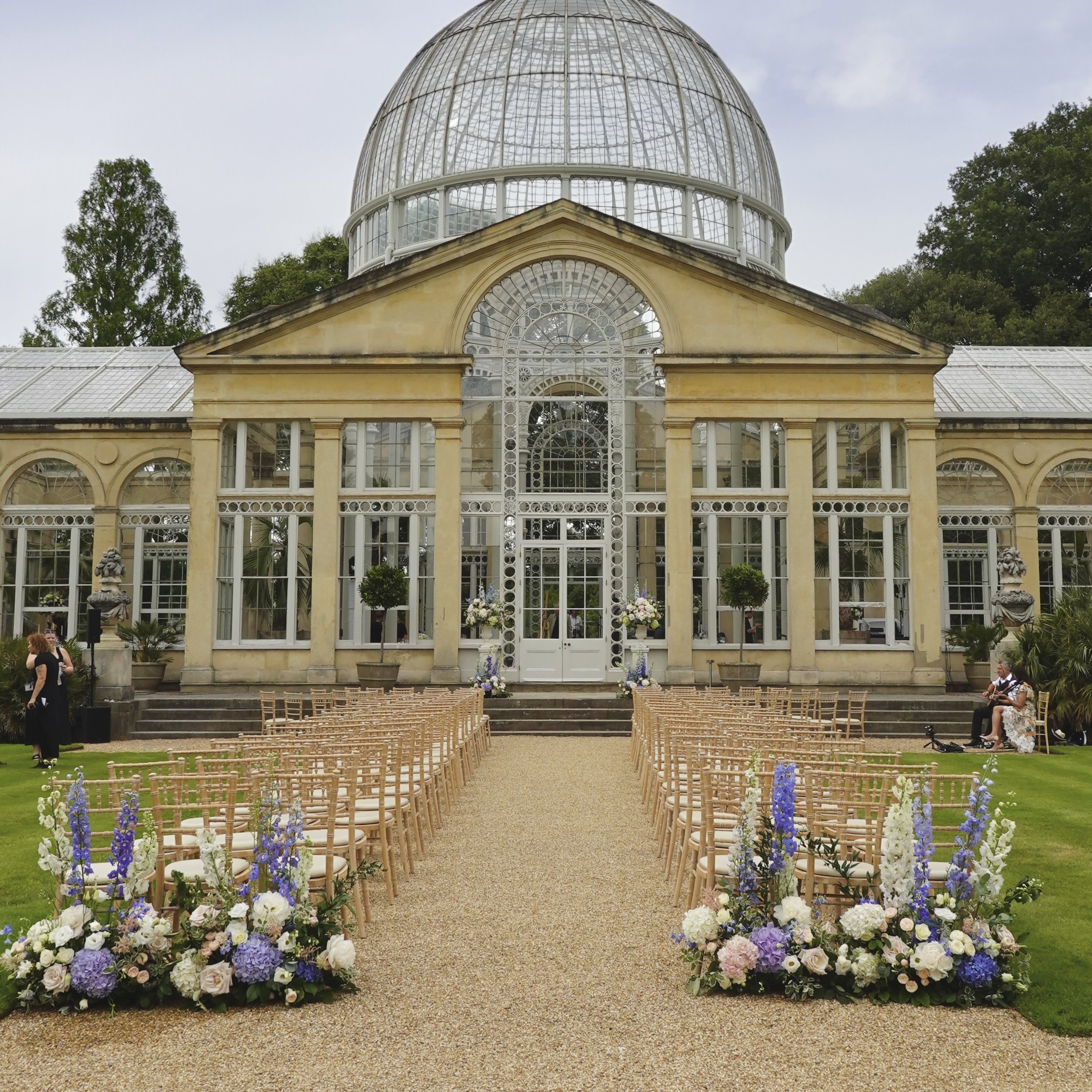 Syon Conservatory Outdoor Ceremony