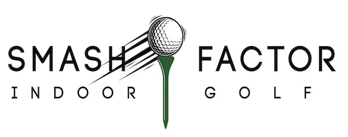 Smash factor indoor golf logo
