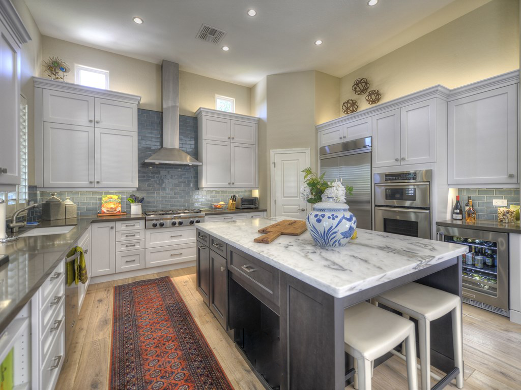 A Spacious Kitchen that becomes the gathering place for casual entertaining