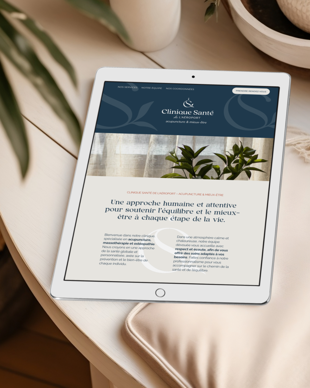 Site one-pager - projet portfolio de Mandala Web Media