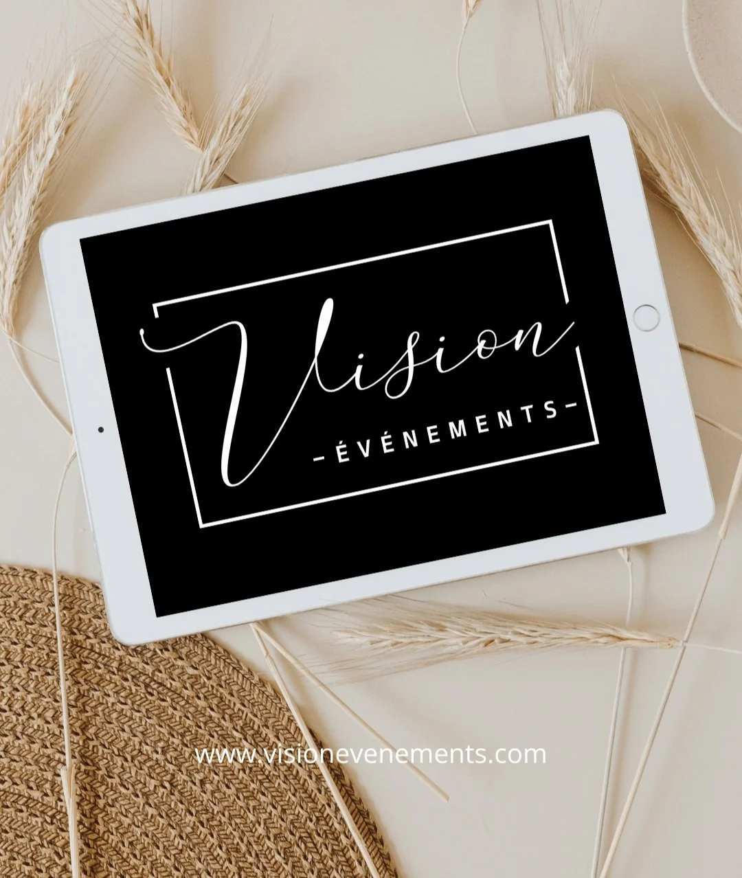 Conception d'un page web vitrine - projet pour Vision Événements - Portfolio