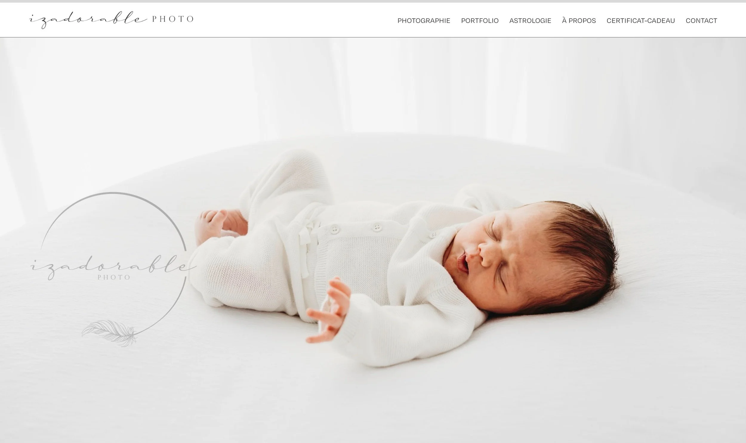 Izadorable Photo - Site web photographe nouveau-né & maternité