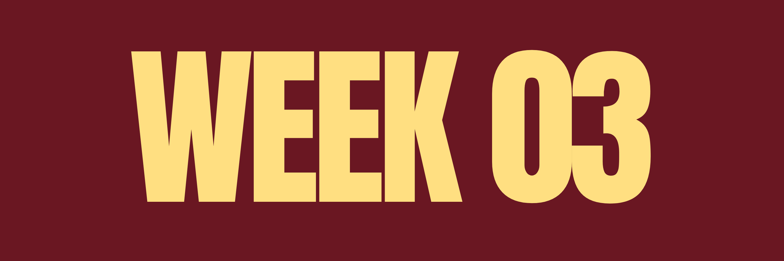 Week 03 Recap | Representing AAEDE