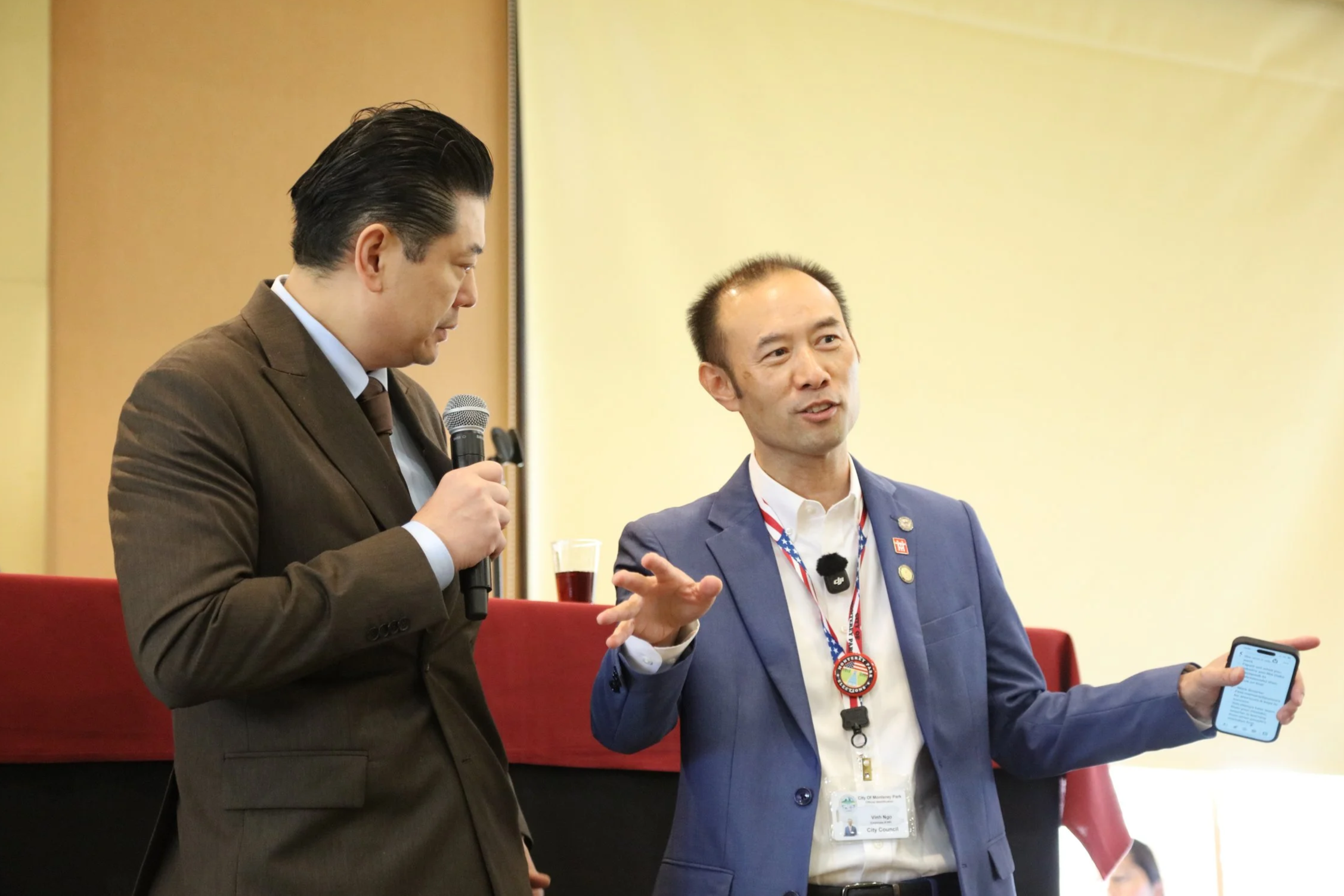 AAEDE's 15th Annual Job & Career Fair — Guest speakers Vinh T. Ngo of Monterey Park and Bank of America and Paul P. Cheng of the City of Arcadia share their unique insights.