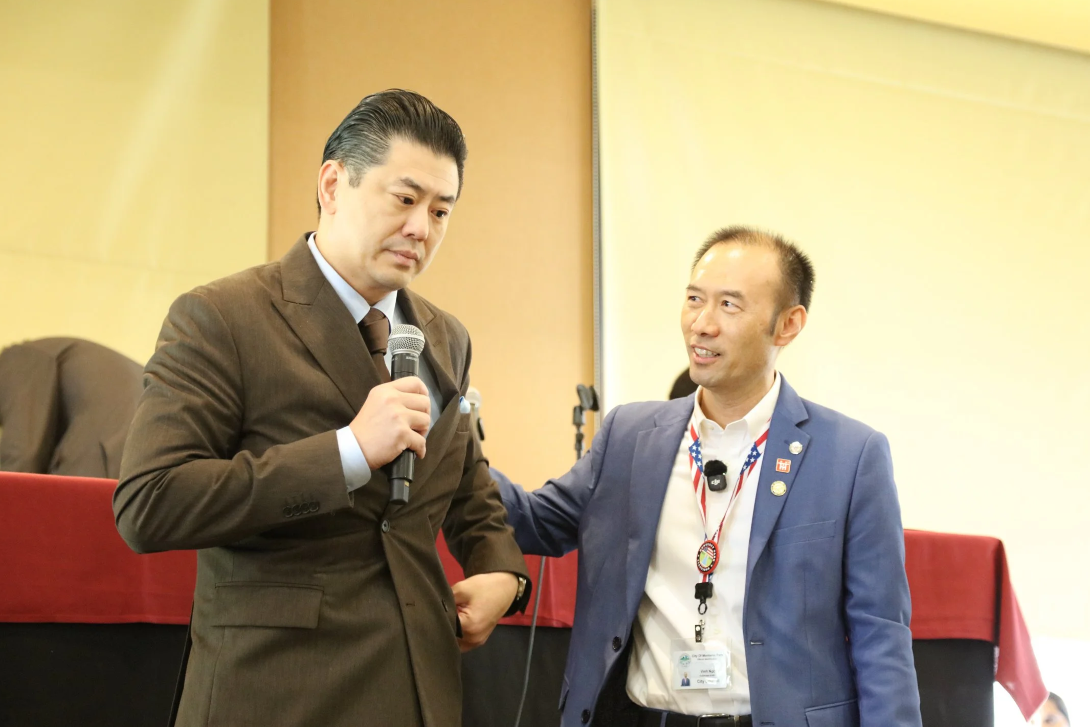 AAEDE's 15th Annual Job & Career Fair — Guest speakers Vinh T. Ngo of Monterey Park and Bank of America and Paul P. Cheng of the City of Arcadia share their unique insights.