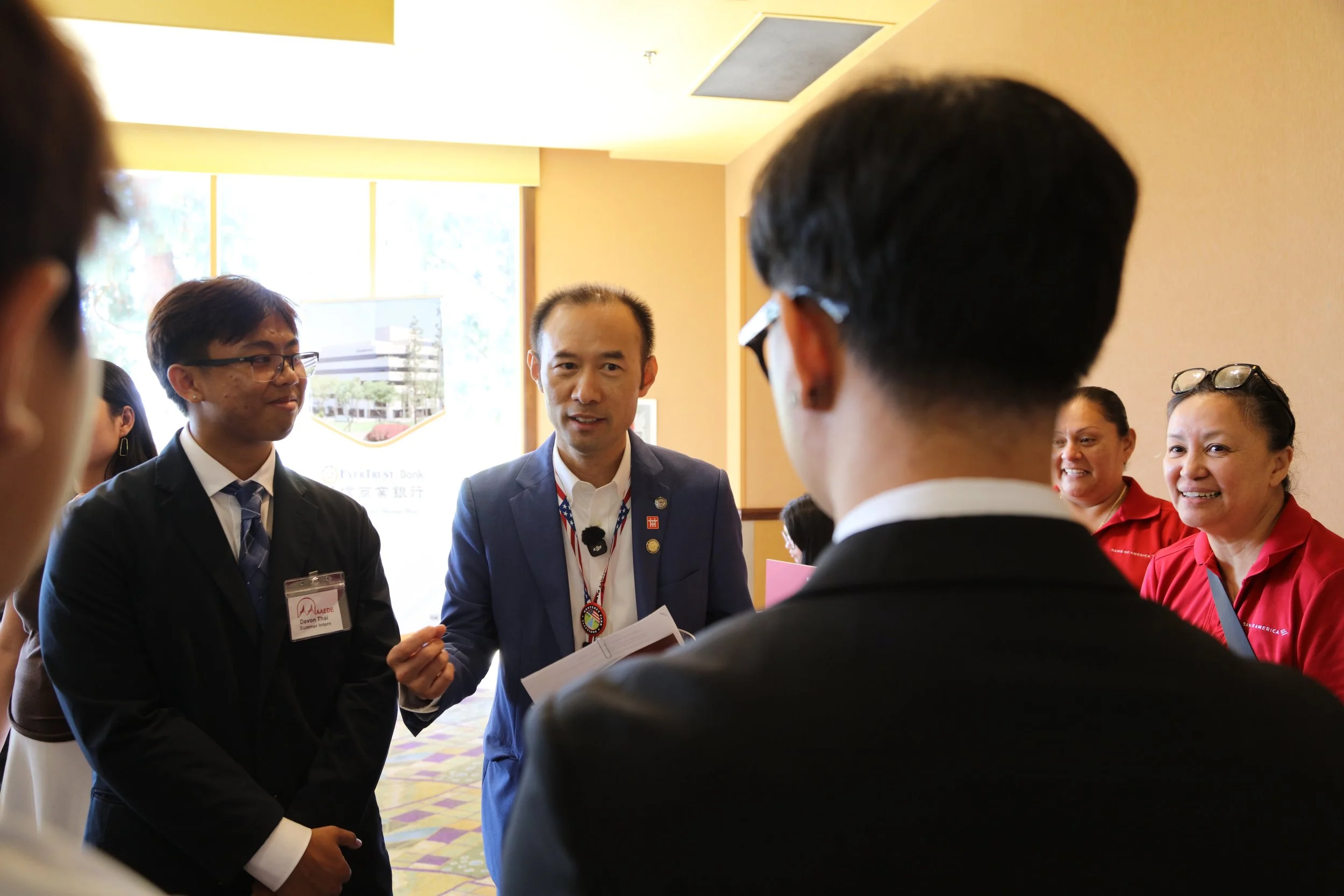 AAEDE's 15th Annual Job & Career Fair — Guest speaker Vinh T. Ngo of Monterey Park and Bank of America shares his unique insights.