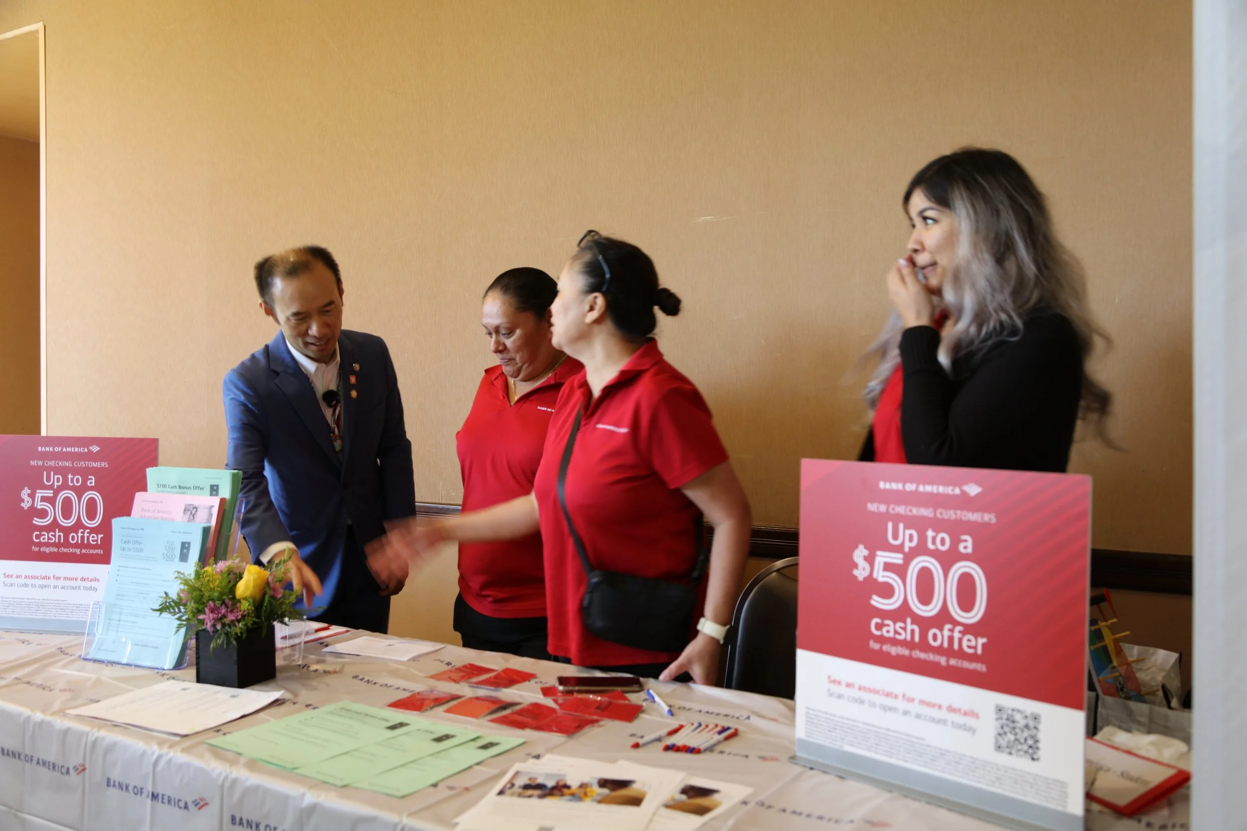 AAEDE's 15th Annual Job & Career Fair — Guest speaker Vinh T. Ngo of Monterey Park and Bank of America with Bank of America.