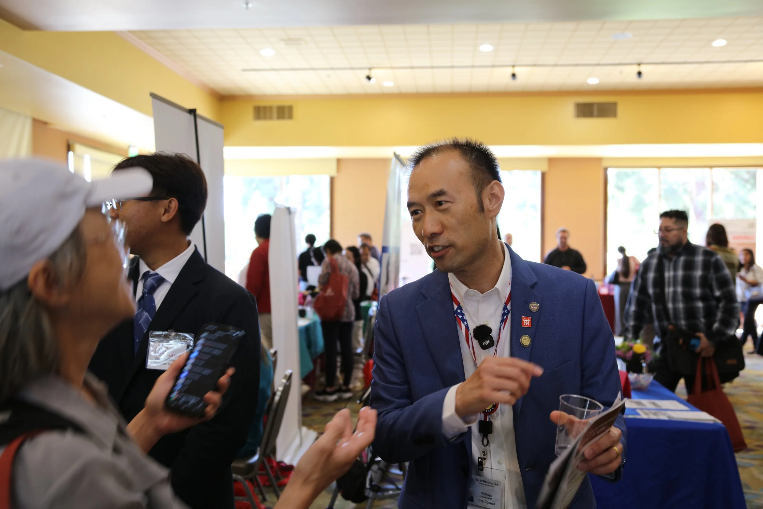 AAEDE's 15th Annual Job & Career Fair — Guest speaker Vinh T. Ngo of Monterey Park and Bank of America shares his unique insights.