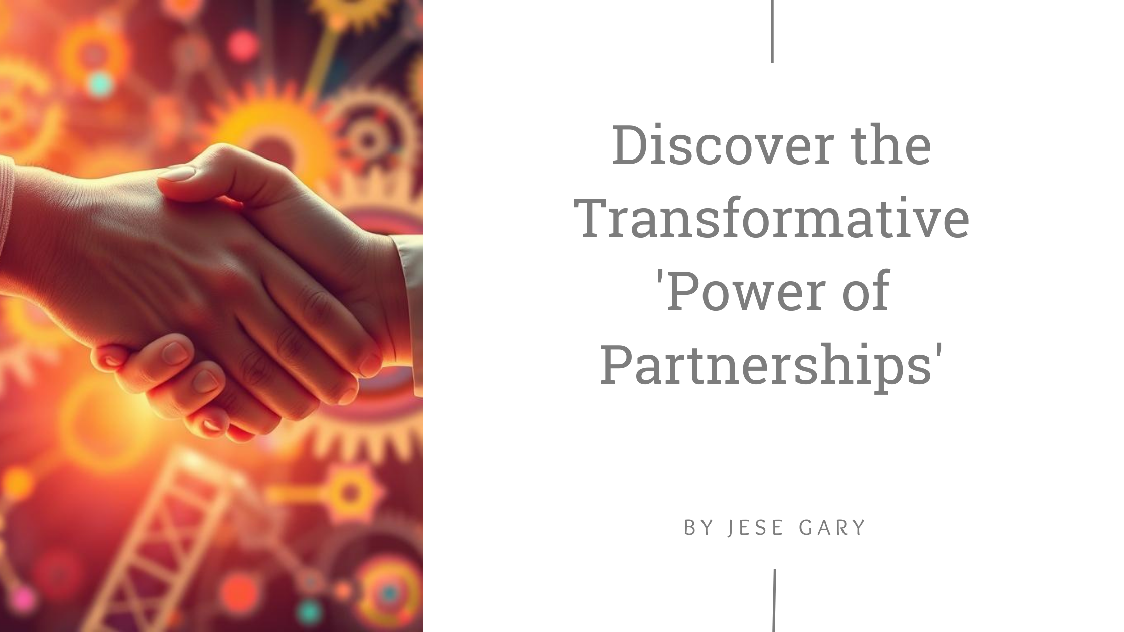 Discover the Transformative 'Power of Partnerships'