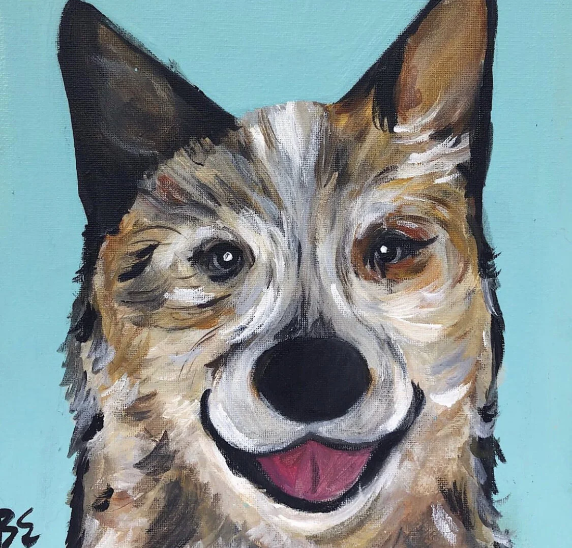 beth eberle dog painting