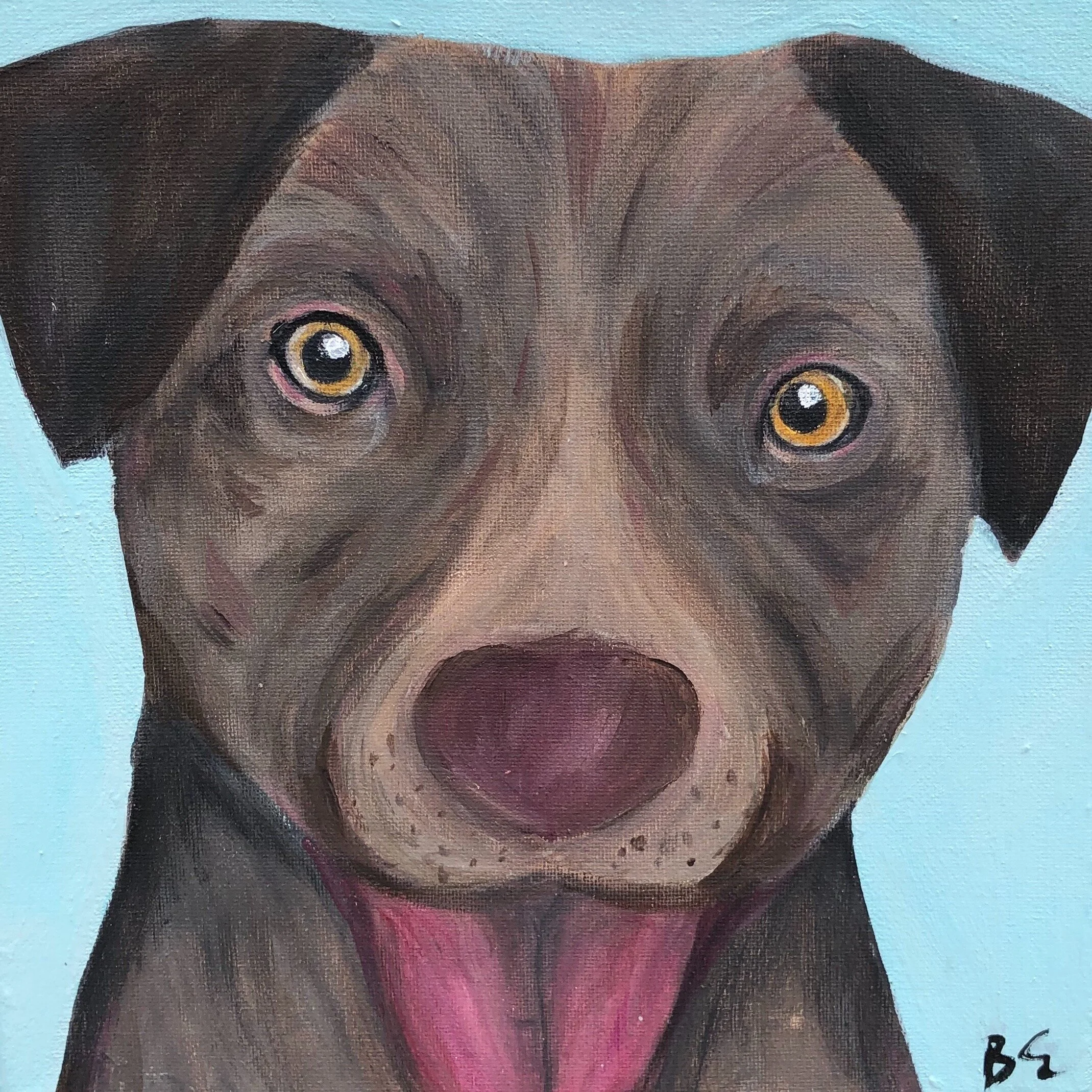 beth eberle dog painting