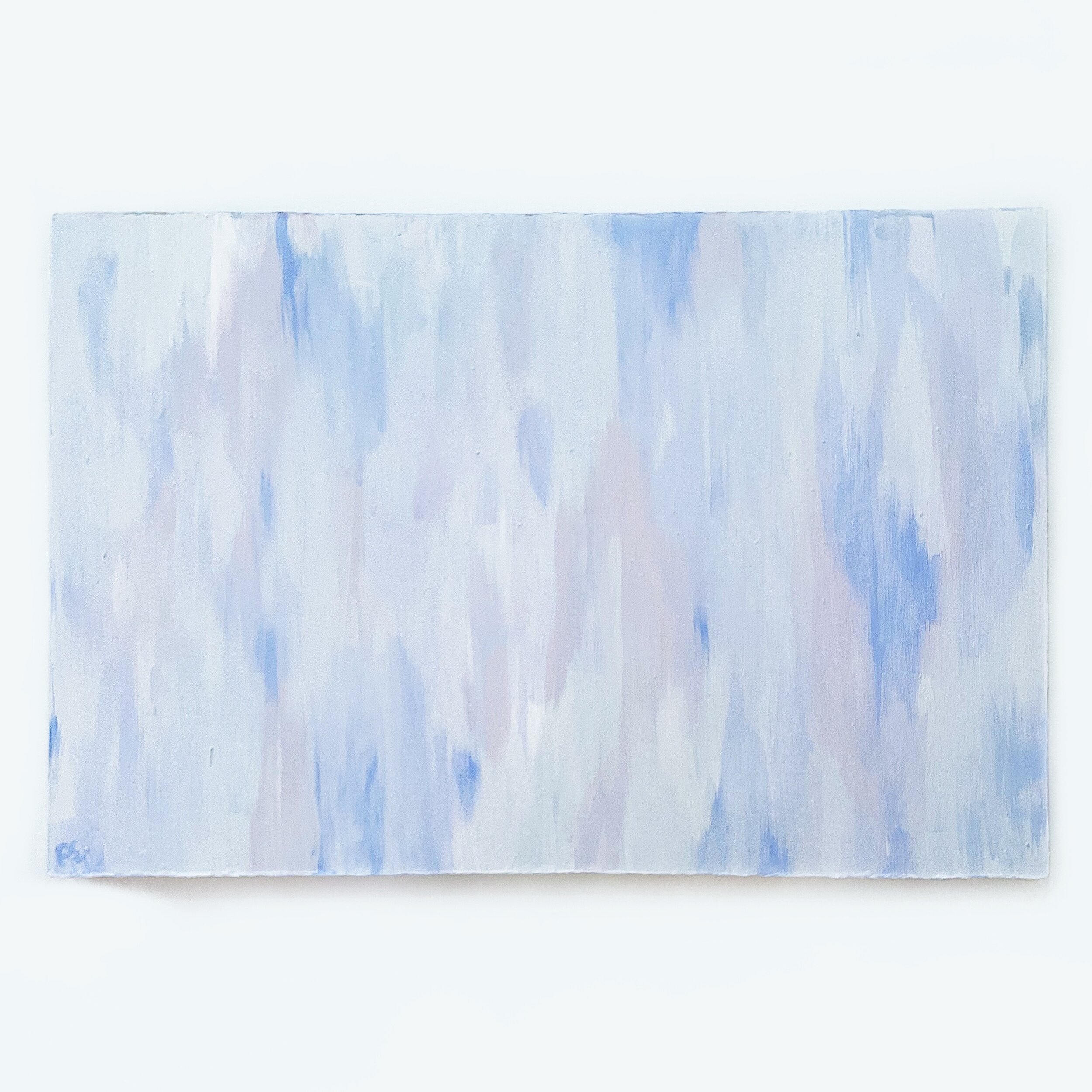 "LAVENDER SKYE" (24x36”); sold, custom abstract painting goes here