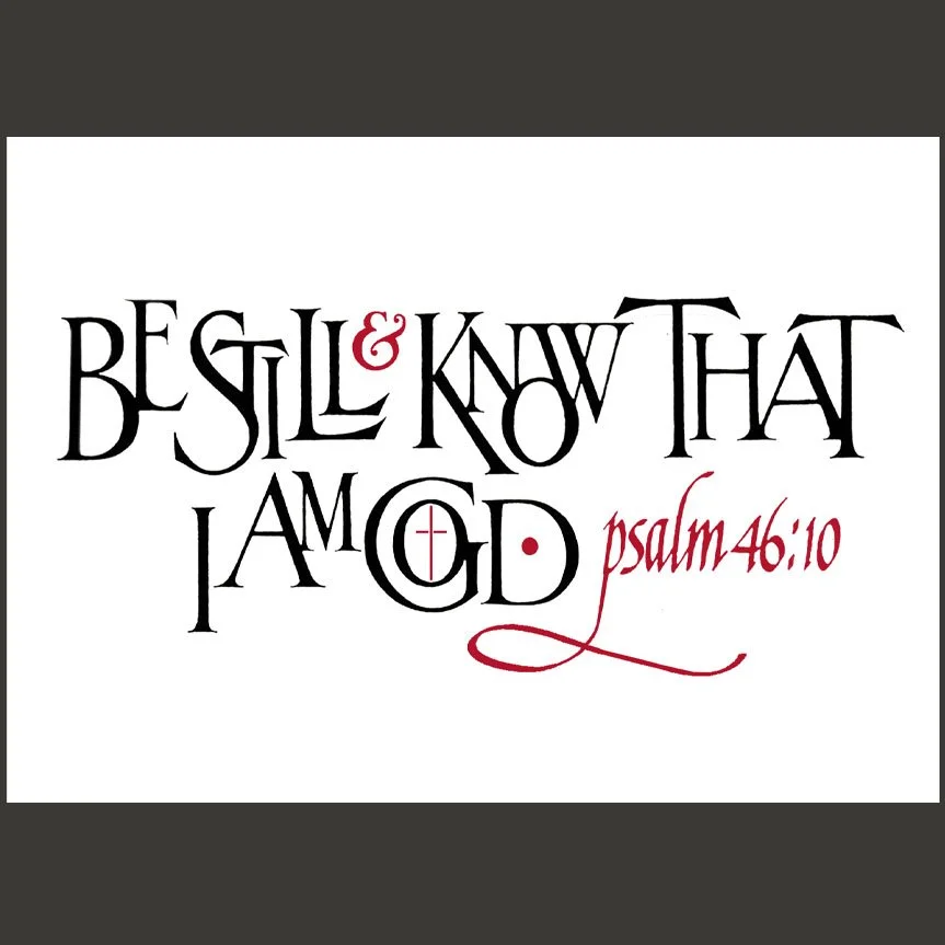 Be Still Notecard NEW!