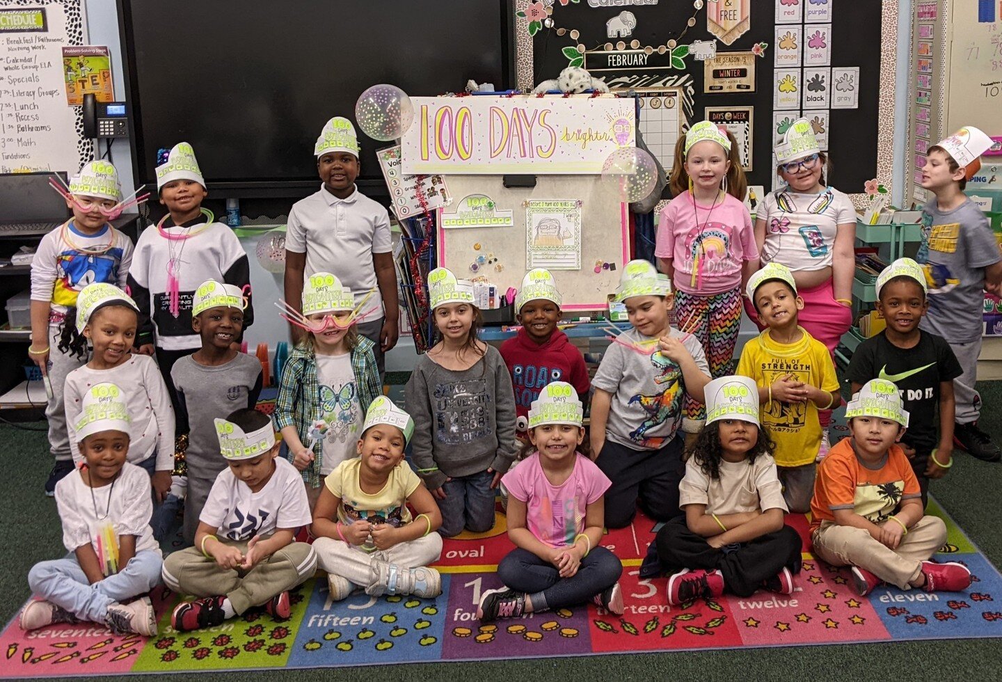 Mrs. Merritt's class celebrated &quot;100 Days Brighter&quot; ❤️
#100daysofschool #100daysbrighter
#100daysatopa #opateachersarethebest