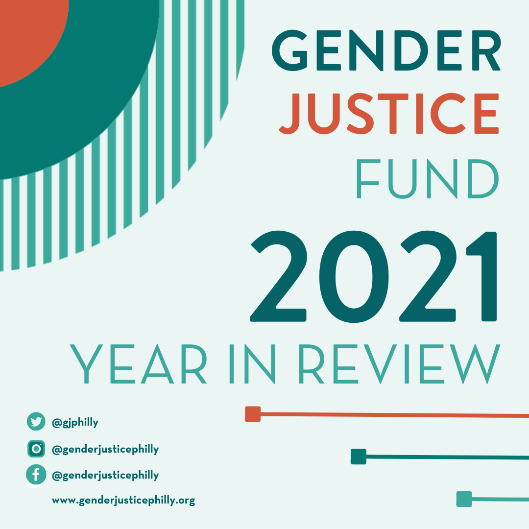  Image text: Gender Justice Fund 2021 Year in Review 